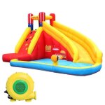 Ch�teau gonflable aquatique pour enfants - wataa - water puller - toboggan - piscine � balles - zone ...