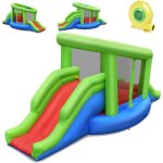Dreamade château gonflable aire de jeu avec zone de saut 2 toboggans panier de basket - ball ventilateur ... Dreamade château gonflable aire de jeu avec zone de saut 2 toboggans panier de basket - ball ventilateur ...