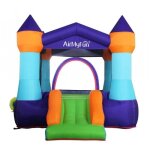 Chteau sautant gonflable windsor bleu - jeux et jouets pour enfants plein air