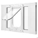 Chati�re pour fen�tre - duoku - skt - 01 - verre transparent - ajustable 584 - 711 cm - fermeture magn�tique ...