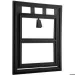 Chati�re magn�tique pour animaux - virex� - automatique - noir - large - compatible portes et fen�tres ...