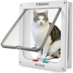 Chatière td® pour chat et chien facile à installer rabattable et verrouillable (235 x 252 x 55 cm) Chatière td® pour chat et chien facile à installer rabattable et verrouillable (235 x 252 x 55 cm)