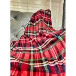 Plaid - non spécifié - tartan écossais - rouge - 160x120 cm - Écoresponsable Plaid - non spécifié - tartan écossais - rouge - 160x120 cm - Écoresponsable