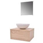 (vente chaude) meuble de salle de bain 4 pcs avec lavabo cabinet sous �vierjills meuble wc et robinet ...