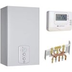 Chaudière gaz basnox inoa nox chaffoteaux 25 kw / cheminée complète (douilles + dosseret) avec thermostat ... Chaudière gaz basnox inoa nox chaffoteaux 25 kw / cheminée complète (douilles + dosseret) avec thermostat ...