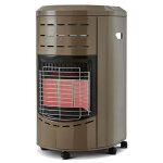 Chauffage dappoint  gaz calgary taupe - favex - intrieur - brleur cramique infrarouge - 3 puissances ...