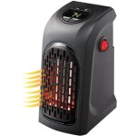 Chauffage d?appoint - thermostat rglable - 350w - noir - electrique - portable