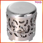 Chauffage de camping en acier inoxydable mini po�le chauffant portable avec poign�e pour pique - nique ...