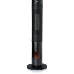 Chauffage cramique effet feu de bois - 2000 w - domo - do7345h - 835 cm - noir