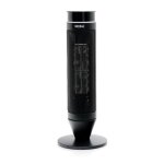 Chauffage cramique pivotant 2000w kekai tour swing black - noir - thermostat electronique