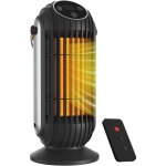 Chauffage dappoint 1500w - ulisem - t�l�commande minuterie 7h 3 modes - s�curit� sur