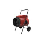 Chauffage lectrique de chantier soufflant orientable 15kw 400v mobile mw tools wel15t