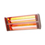 Chauffage électrique dextérieur riva ii - favex - support mural ajustable - télécommande - inox Chauffage électrique dextérieur riva ii - favex - support mural ajustable - télécommande - inox