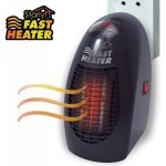 Chauffage express malin - fast heater - noir - adulte - ecran led num�rique / temp�rature r�glable 400w ...
