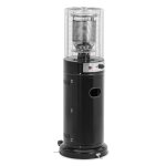 Chauffage extrieur gaz - 11 kw - hauteur 1 370 mm - inox / acier