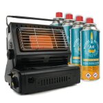 Eurocatch chauffage � gaz - incl. 4 cartouches de gaz - chauffage