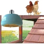 Chauffage pour poulailler 3 modes de puissance r�glable et fonction lumi�re lampe chauffante pour couveuse ...