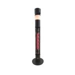 Ewt chauffage radiant dextrieur 1500w + haut - parleur + lumire led - patio music