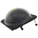 Chauffage solaire de piscine - cesar - 75x75x36 cm - hdpe - aluminium - pour piscines jusqu� 16800 l