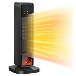 Chauffage soufflant vertical domestique - 2200 watts - affichage num�rique - fonction oscillation �conomie ...