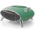 Chauffage de table - ariete - 8211 - 2000w - thermostat - silencieux - grille et pieds chroms - vert ...