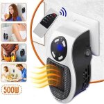 Chauffage ventilateur portable maison �lectrique handy air chaud - noir - 500 w