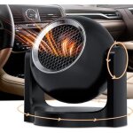 Chauffage de voiture accessoire silencieux 12 v - chauffage et d�givreur de voiture � brancher s�curit� ...