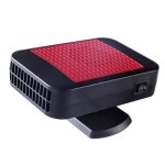 Super chauffage voiture puissant allume cigare portable rapide dgivrage ventilateur 24v rouge