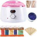 Chauffe cire avec 500g epilation cire perles pour �pilatoire cire chaude kit complet d?epilation � la ...