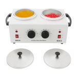 Chauffe - cire double 200 w pour �pilation � la cire chauffe - cire chauffe - cire avec 2 pots 400 ml ...