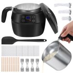 Chauffe cire professionnel inclure 7 accessoires 100 - 300 w temp�rature r�glable pour la cire de soja ...