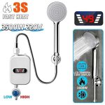 Chauffe - eau �lectrique instantan� 3500w - chauffe - eau instantan� - �tanche ipx4 - mini chauffe - ...