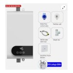 Chauffe - eau �lectrique instantan� 5500 w pour salle de bain