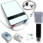 Chauffe - eau électrique instantané sans réservoir - marque - modèle - 6500w - 220v Chauffe - eau électrique instantané sans réservoir - marque - modèle - 6500w - 220v