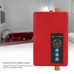 Chauffe - eau électrique instantané sans réservoir - moo - mini chauffage douche / cuisine - rouge - ... Chauffe - eau électrique instantané sans réservoir - moo - mini chauffage douche / cuisine - rouge - ...
