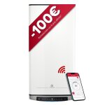 Chauffe - eau �lectrique plat 80l ? ariston velis evo dune dry wifi ? 25% d�conomie d�nergie ? intelligent ...