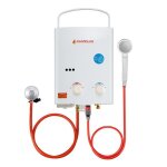 Chauffe - eau  gaz  5 litres portatif camplux ay132 instantan extrieur chauffe bain  gaz propane ...