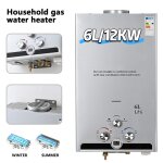Chauffe - eau � gaz 6l - chauffe - eau � gaz instantan� 12 kw - fixation murale chauffe - eau - temp�rature ...