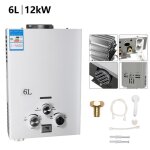 Chauffe - eau � gaz instantan� - chauffe - eau � gaz 6l - 12 kw - 2800 pa - fixation murale chauffe - ...