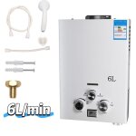 Chauffe - eau � gaz instantan� r�glage la temp�rature - chauffe - eau � gaz 6l - 12 kw - 2800 pa - fixation ...