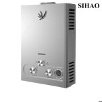Chauffe - eau sihao 10 l 20 kw gpl s�curit� dans le bain protection contre les temp�ratures �lev�es gris ...
