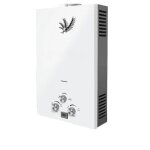 Chauffe - eau sihao 16 l 32 kw gpl convient pour la douche le camping et les voyages en voiture blanc ...