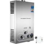 Chauffe - eau sihao 18 l 36 kw gaz de p�trole liqu�fi� six niveaux de protection de s�curit� gris