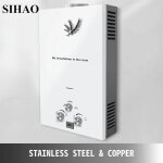 Chauffe - eau sihao 18 l 36 kw gpl intensit� de la flamme r�glable sc�narios dutilisation polyvalents ...
