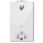 Chauffe - eau sihao 6 l 12 kw gpl r�glage pratique de la temp�rature �conomie d�nergie blanc