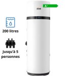 Chauffe - eau thermodynamique oasis tech 200 lt ferroli