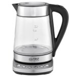 Chauffe - eau en verre 17 l avec filtre anti - calcaire 2200 watt clairage intrieur sans fil protection ...