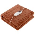 Chauffe - lit lectrique 150 x 80cm 8 niveaux de puissance minuteur lavable camry cr7435 60w marron 07364 ...