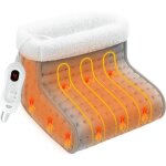 Chauffe - pieds �lectrique alljoy coussinets chauffants rapides 6 r�glages de chaleur arr�t automatique ...