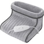 Chauffe - pieds medisana - ultradoux - 6 niveaux de temprature - minuteur - lavable - certifi oeko ...